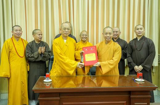 Học viện Phật giáo Việt Nam TP.HCM ký kết hợp tác đào tạo với Ban Trị sự Phật giáo tỉnh Đồng Nai