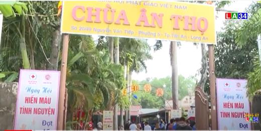 LONG AN TV -Video -  Hiến máu nhân đạo - Nghĩa cử cao đẹp của người Việt