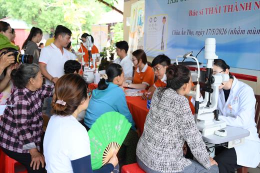 181 NGƯỜI ĐƯỢC KHÁM VÀ TẶNG THUỐC TRONG ĐỢT 2 KHÁM MẮT TẠI CHÙA ÂN THỌ