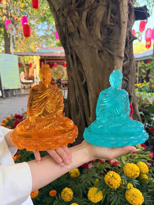 Chùa Ân Thọ trao tặng 150 tượng Phật trong lễ hội Tết Nguyên tiêu