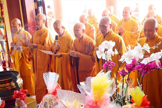 Chùa Thiên Châu tổ chức lễ giỗ lần thứ 58 cố Hòa thượng Thích Pháp Lâm