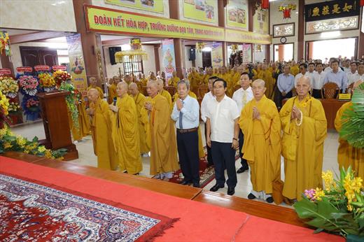 Hình ảnh đại lễ Phật đản sinh do Ban Trị sự Phật giáo tỉnh Long An tổ chức 2024