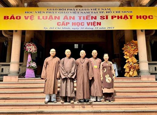 Học viện Phật giáo Việt Nam tại TP.HCM có tân Tiến sĩ đầu tiên