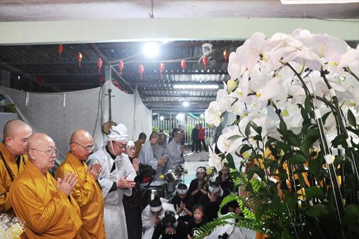 LỄ NHẬP QUAN ÔNG NGUYỄN VĂN HÒA VÀ LỄ VIẾNG CỦA GIÁO HỘI PHẬT GIÁO VIỆT NAM TỈNH LONG AN