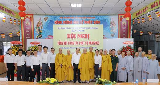 Phật giáo huyện Thạnh Hóa tổ chức hội nghị tổng kết năm 2023
