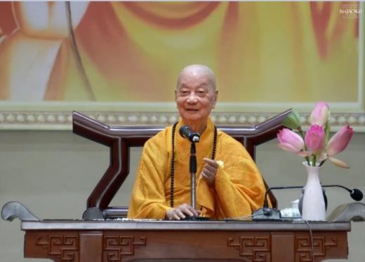 TÁI HOẠT ĐỘNG KHÓA TU NGÀY AN LẠC Ở HỌC VIỆN PHẬT GIÁO VN TẠI TP.HCM: ĐỨC PHÁP CHỦ GHPGVN QUANG LÂM KHAI THỊ