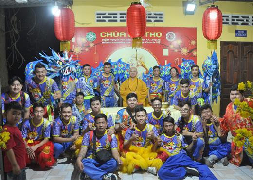 TẾT ĐẾN CÙNG LÂN RỒNG TẠI CHÙA ÂN THỌ