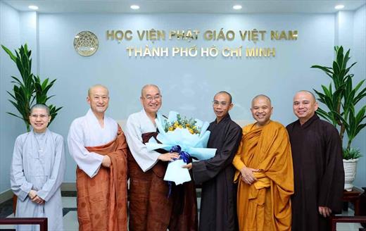 Tiếp phái đoàn Phật giáo Tịnh độ tông Hàn Quốc thăm Học viện
