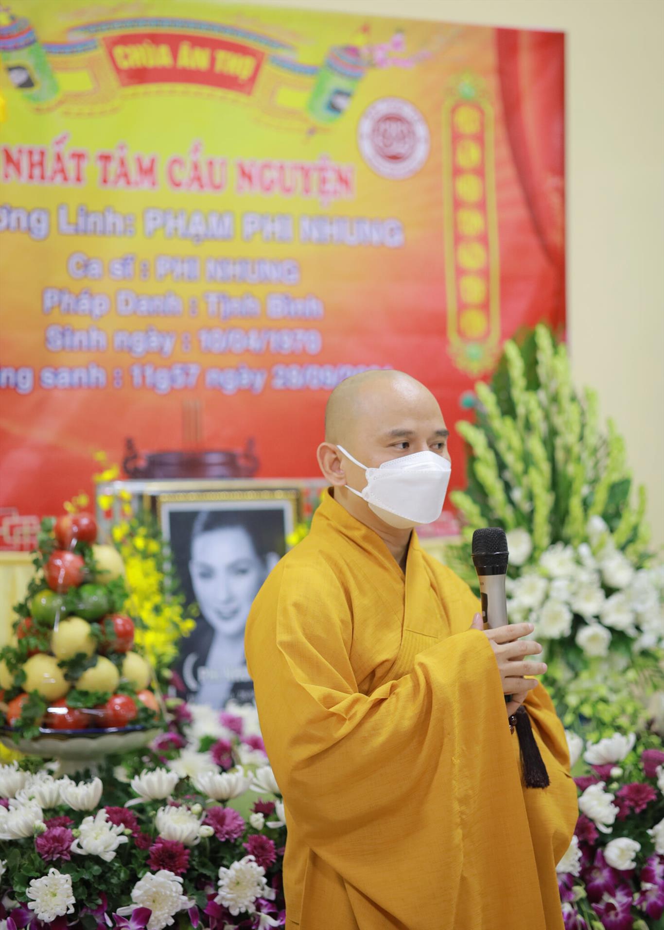 Lễ tưởng niệm cầu siêu ca sĩ Phi Nhung tại Chùa Ân Thọ