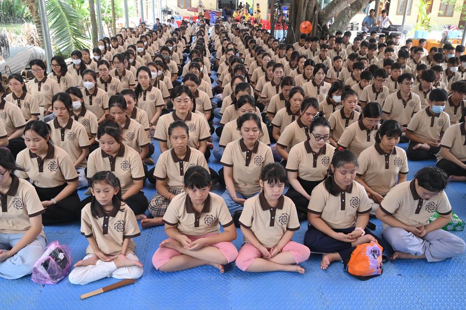 Ban Hoằng pháp tỉnh Long An tổ chức Khóa tu Tuổi trẻ mừng Phật Đản 2023
