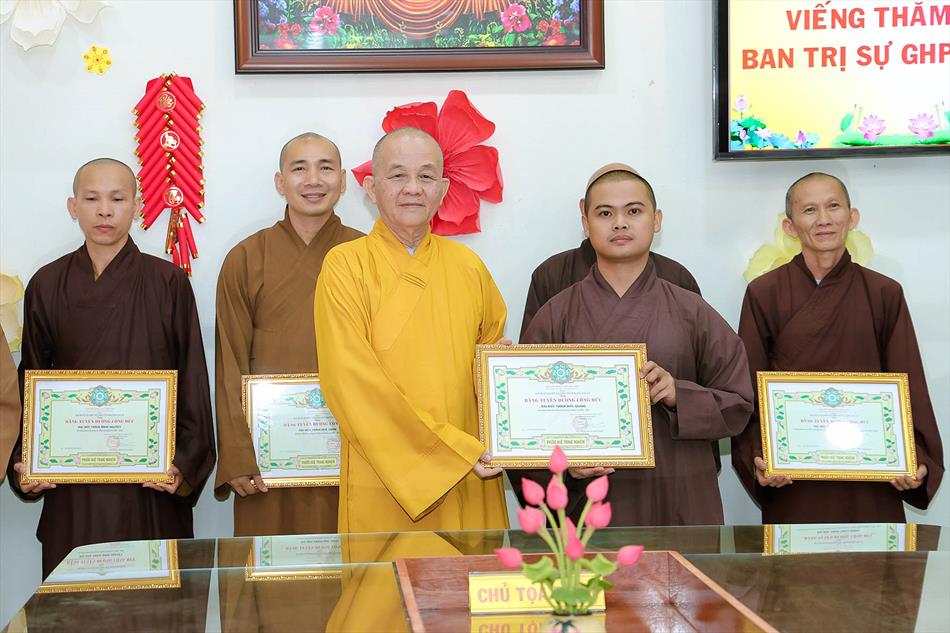 Ban Trị sự GHPGVN tỉnh Long An thăm và làm việc tại huyện Tân Trụ Ban Trị sự GHPGVN tỉnh Long An thăm và làm việc tại huyện Tân Trụ