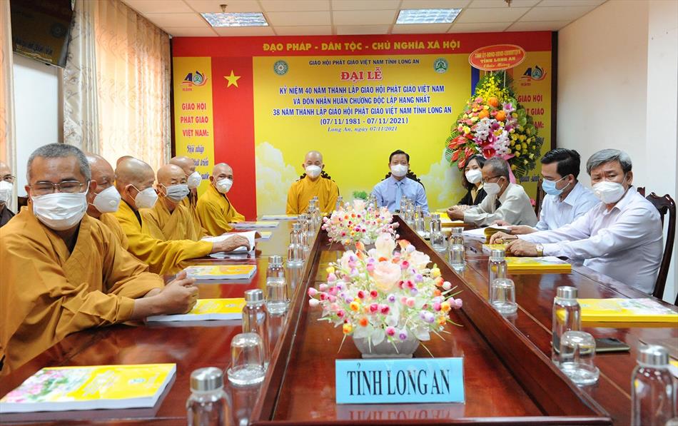 Đại lễ Kỷ niệm 40 năm thành lập GHPGVN tổ chức tại tỉnh Long An