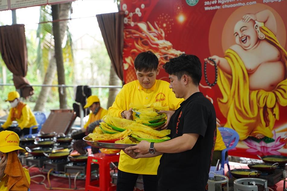 Hình ảnh ngày Phật đản 2025 tại chùa Ân Thọ: buổi sáng và chiều