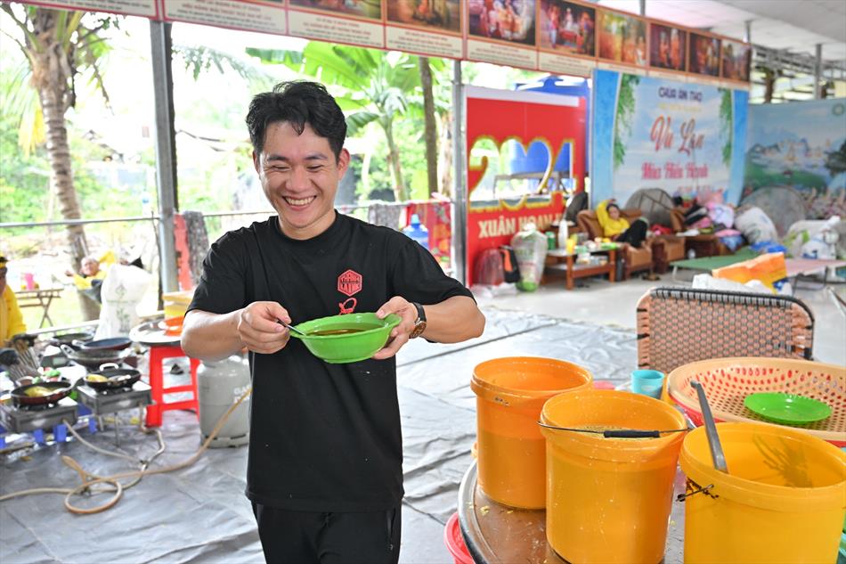 Hình ảnh ngày Phật đản 2025 tại chùa Ân Thọ: buổi sáng và chiều