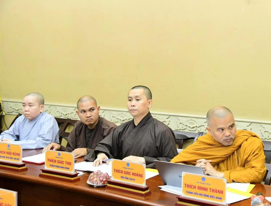 Học viện PGVN tại TP.HCM họp triển khai các Phật sự quan trọng cuối năm 2023