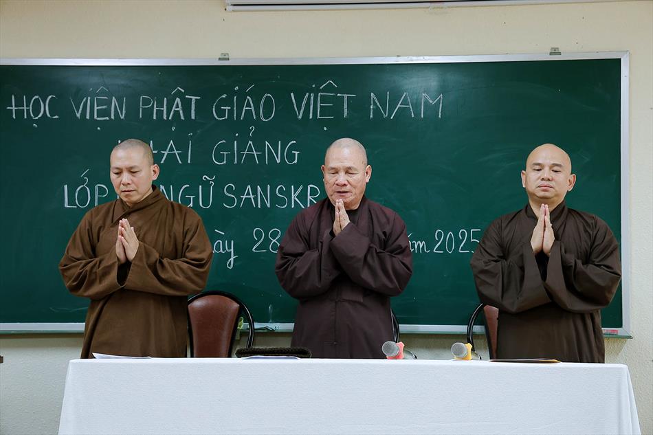 HỌC VIỆN PHẬT GIÁO VN TP.HCM KHAI GIẢNG LỚP CỔ NGỮ SANSKRIT KHÓA ĐẦU TIÊN HỌC VIỆN PHẬT GIÁO VN TP.HCM KHAI GIẢNG LỚP CỔ NGỮ SANSKRIT KHÓA ĐẦU TIÊN