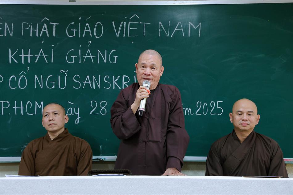 HỌC VIỆN PHẬT GIÁO VN TP.HCM KHAI GIẢNG LỚP CỔ NGỮ SANSKRIT KHÓA ĐẦU TIÊN HỌC VIỆN PHẬT GIÁO VN TP.HCM KHAI GIẢNG LỚP CỔ NGỮ SANSKRIT KHÓA ĐẦU TIÊN