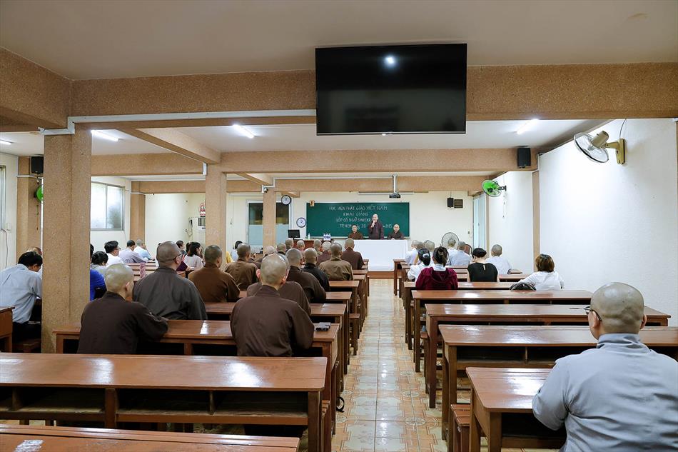 HỌC VIỆN PHẬT GIÁO VN TP.HCM KHAI GIẢNG LỚP CỔ NGỮ SANSKRIT KHÓA ĐẦU TIÊN HỌC VIỆN PHẬT GIÁO VN TP.HCM KHAI GIẢNG LỚP CỔ NGỮ SANSKRIT KHÓA ĐẦU TIÊN