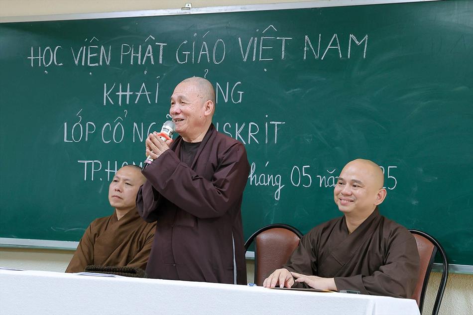 HỌC VIỆN PHẬT GIÁO VN TP.HCM KHAI GIẢNG LỚP CỔ NGỮ SANSKRIT KHÓA ĐẦU TIÊN HỌC VIỆN PHẬT GIÁO VN TP.HCM KHAI GIẢNG LỚP CỔ NGỮ SANSKRIT KHÓA ĐẦU TIÊN