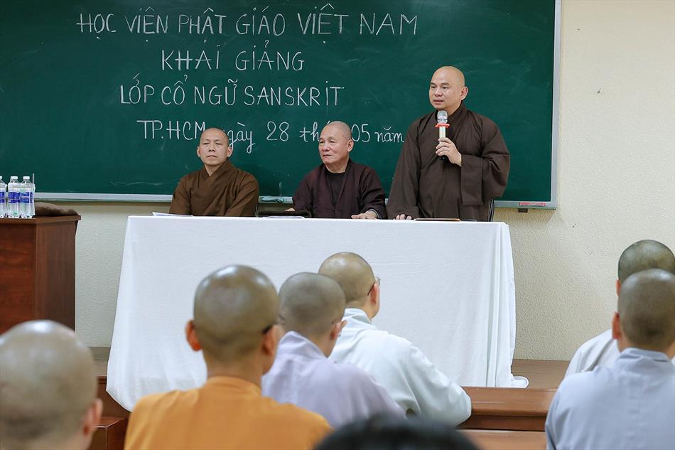 HỌC VIỆN PHẬT GIÁO VN TP.HCM KHAI GIẢNG LỚP CỔ NGỮ SANSKRIT KHÓA ĐẦU TIÊN HỌC VIỆN PHẬT GIÁO VN TP.HCM KHAI GIẢNG LỚP CỔ NGỮ SANSKRIT KHÓA ĐẦU TIÊN