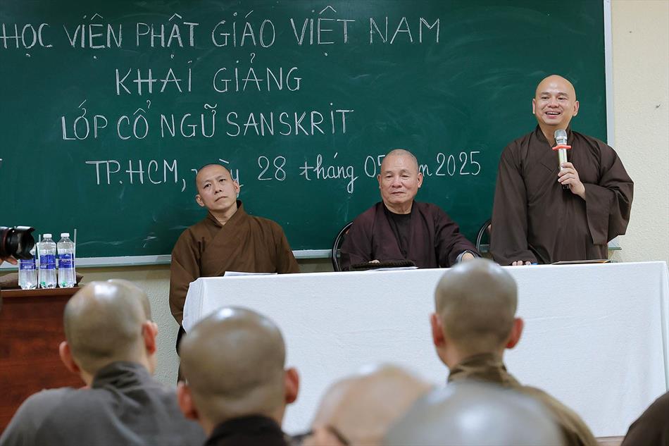 HỌC VIỆN PHẬT GIÁO VN TP.HCM KHAI GIẢNG LỚP CỔ NGỮ SANSKRIT KHÓA ĐẦU TIÊN HỌC VIỆN PHẬT GIÁO VN TP.HCM KHAI GIẢNG LỚP CỔ NGỮ SANSKRIT KHÓA ĐẦU TIÊN
