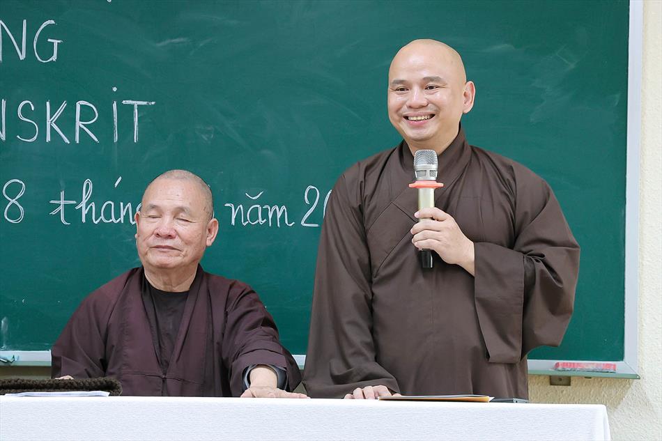 HỌC VIỆN PHẬT GIÁO VN TP.HCM KHAI GIẢNG LỚP CỔ NGỮ SANSKRIT KHÓA ĐẦU TIÊN HỌC VIỆN PHẬT GIÁO VN TP.HCM KHAI GIẢNG LỚP CỔ NGỮ SANSKRIT KHÓA ĐẦU TIÊN