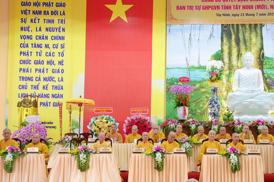 Hội nghị công bố quyết định nhân sự Ban Trị sự GHPGVN tỉnh Tây Ninh mới nhiệm kỳ 2022-2027 Hội nghị công bố quyết định nhân sự Ban Trị sự GHPGVN tỉnh Tây Ninh mới nhiệm kỳ 2022-2027