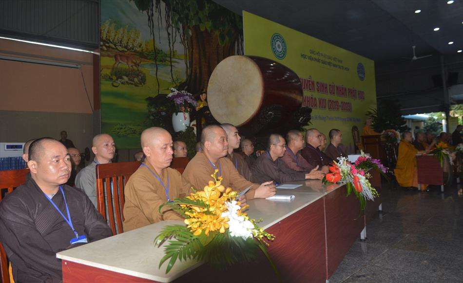 Họp triển khai và chính thức khai mạc kỳ thi tuyển sinh cử nhân Phật học khóa XIV (2019 – 2023 )