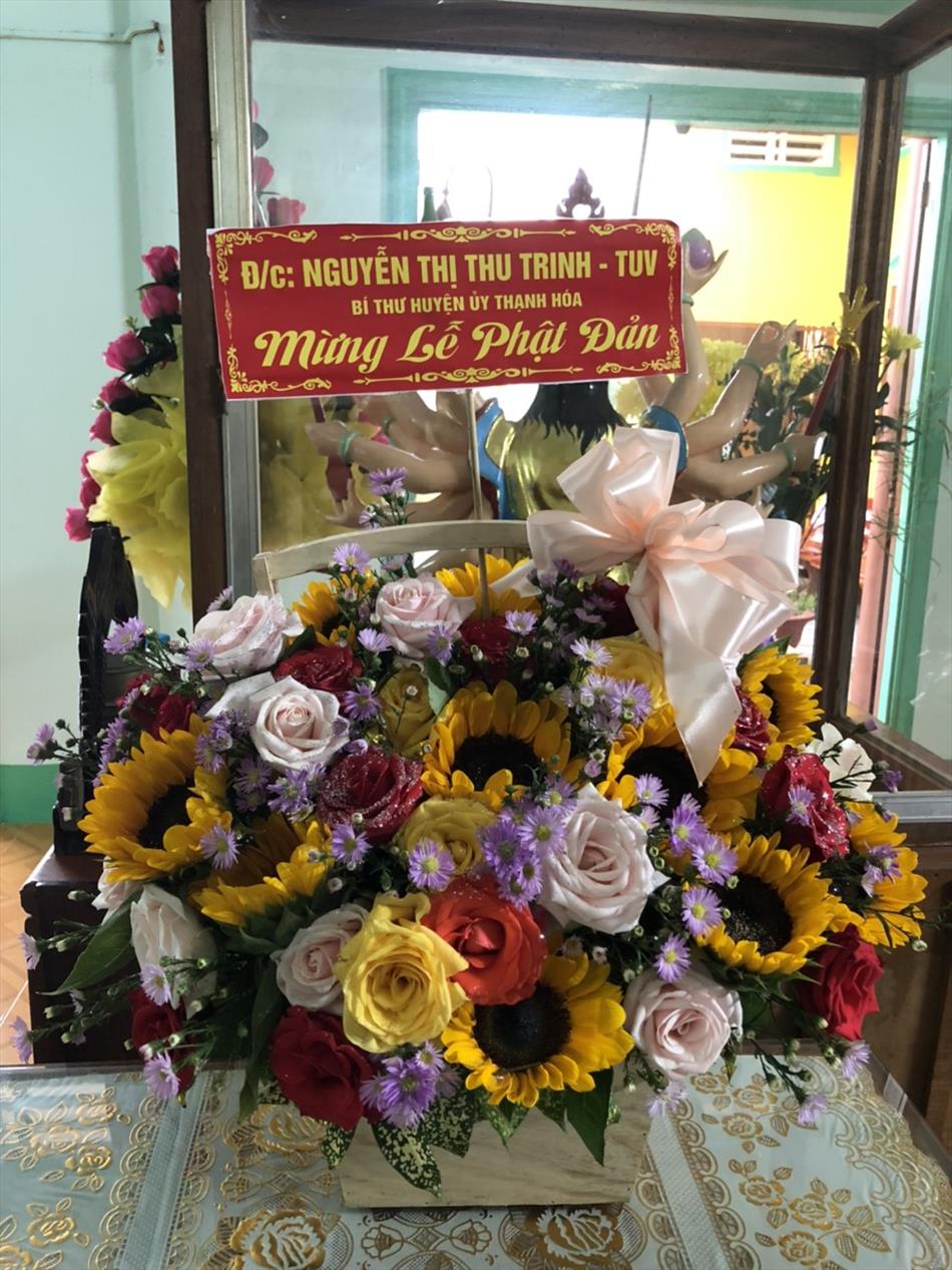Huyện Thạnh Hóa: Ban Trị sự huyện đón tiếp phái đoàn chính quyền viếng thăm