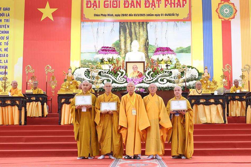 Lễ bế đàn Đại giới đàn Đạt Pháp