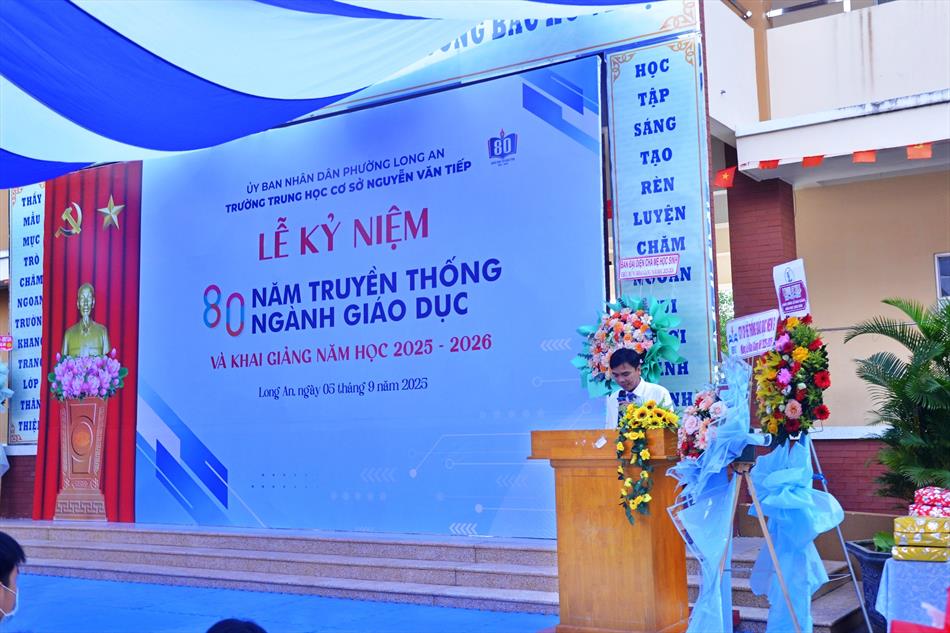 LỄ KỶ NIỆM 80 NĂM NGÀNH GIÁO DỤC – ĐỔI TÊN TRƯỜNG VÀ KHAI GIẢNG NĂM HỌC 2025-2026 LỄ KỶ NIỆM 80 NĂM NGÀNH GIÁO DỤC – ĐỔI TÊN TRƯỜNG VÀ KHAI GIẢNG NĂM HỌC 2025-2026