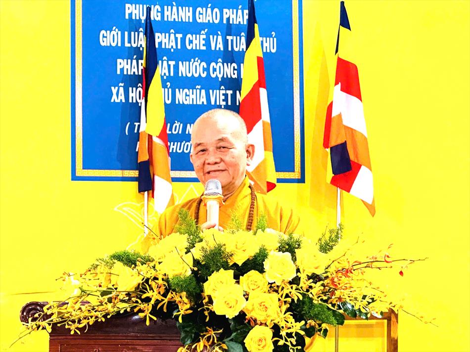 Lễ tổng khai giảng khoá an cư kiết hạ của Phật giáo Long An năm 2025 Lễ tổng khai giảng khoá an cư kiết hạ của Phật giáo Long An năm 2025