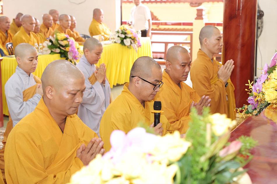 Lễ tổng khai giảng khoá an cư kiết hạ của Phật giáo Long An năm 2025 Lễ tổng khai giảng khoá an cư kiết hạ của Phật giáo Long An năm 2025