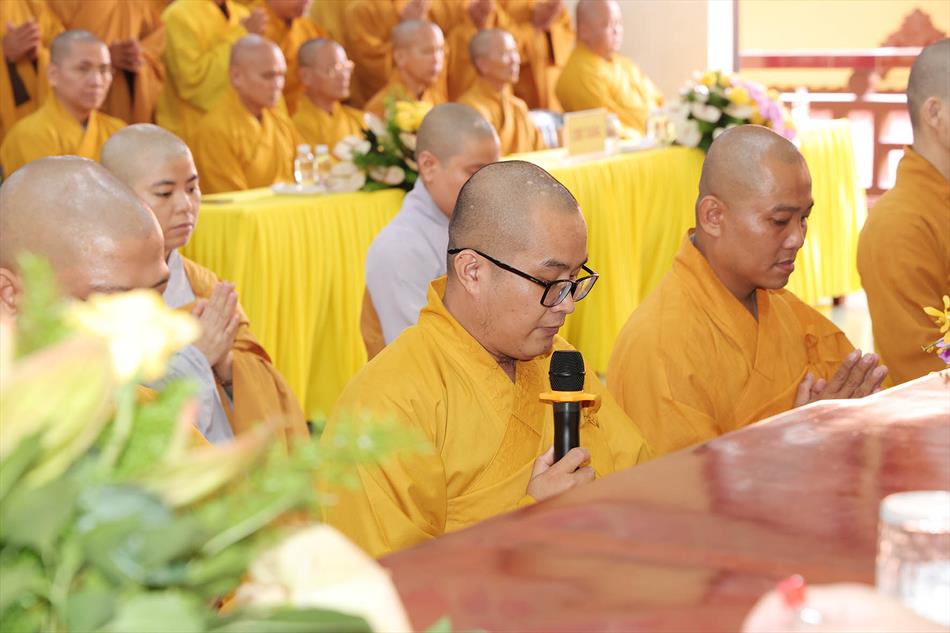 Lễ tổng khai giảng khoá an cư kiết hạ của Phật giáo Long An năm 2025 Lễ tổng khai giảng khoá an cư kiết hạ của Phật giáo Long An năm 2025