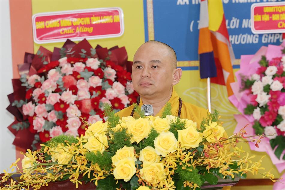 Lễ tổng khai giảng khoá an cư kiết hạ của Phật giáo Long An năm 2025 Lễ tổng khai giảng khoá an cư kiết hạ của Phật giáo Long An năm 2025