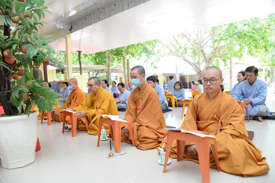 Lễ trai tăng cầu an gia đình Phật tử Thiện Tâm – Diệu Thanh
