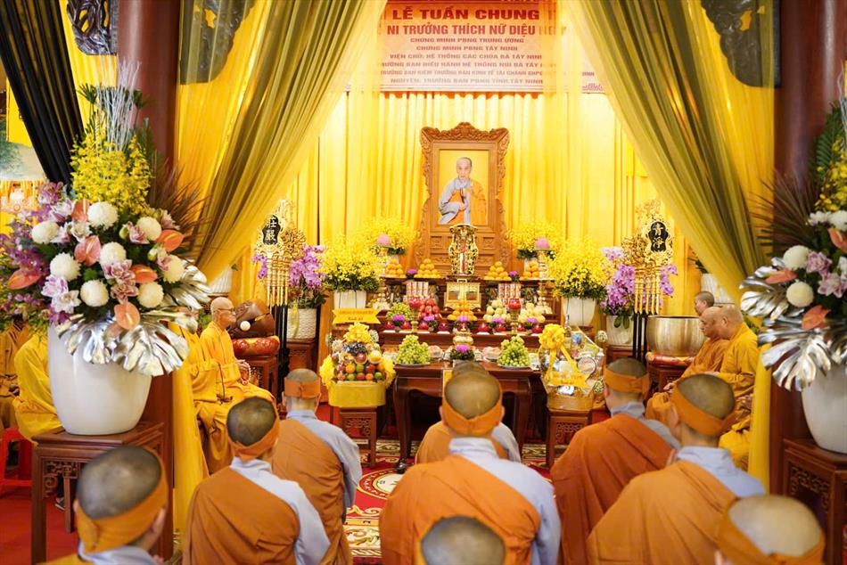 LỄ TƯỞNG NIỆM TUẦN CHUNG THẤT NI TRƯỞNG THÍCH NỮ DIỆU NGHĨA – NÚI BÀ TÂY NINH LỄ TƯỞNG NIỆM TUẦN CHUNG THẤT NI TRƯỞNG THÍCH NỮ DIỆU NGHĨA – NÚI BÀ TÂY NINH