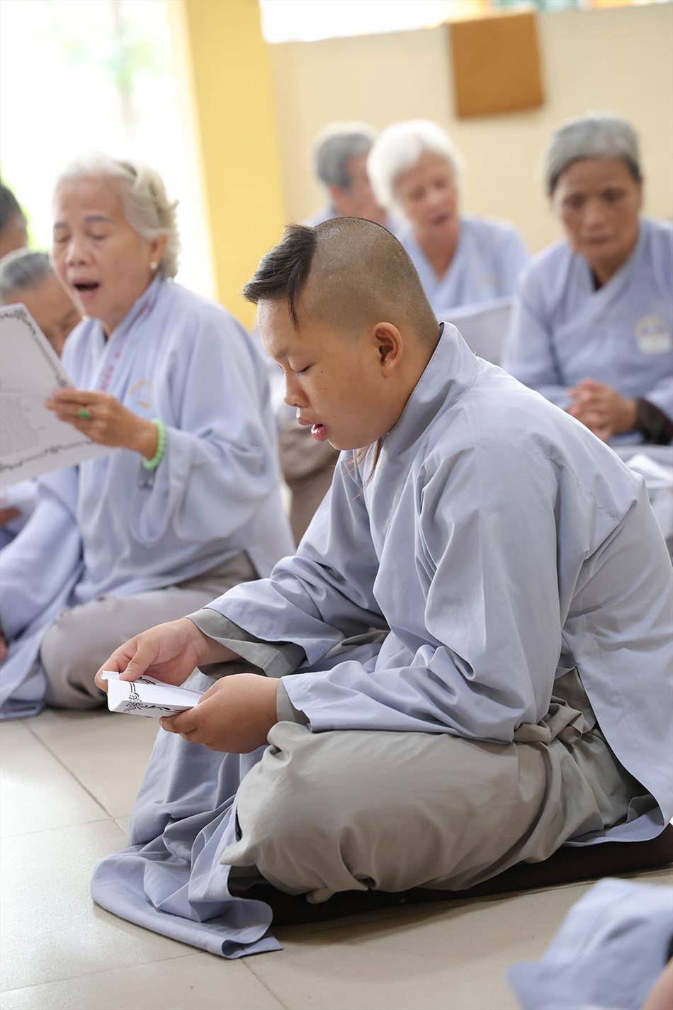 MỘT NGÀY TU TẬP THIỀN CHÁNH NIỆM TẠI CHÙA ÂN THỌ MỘT NGÀY TU TẬP THIỀN CHÁNH NIỆM TẠI CHÙA ÂN THỌ
