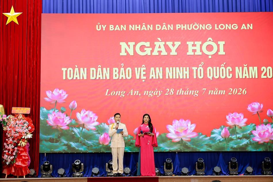 Phường Long An tổ chức ngày hội toàn dân bảo vệ an ninh tổ quốc năm 2026