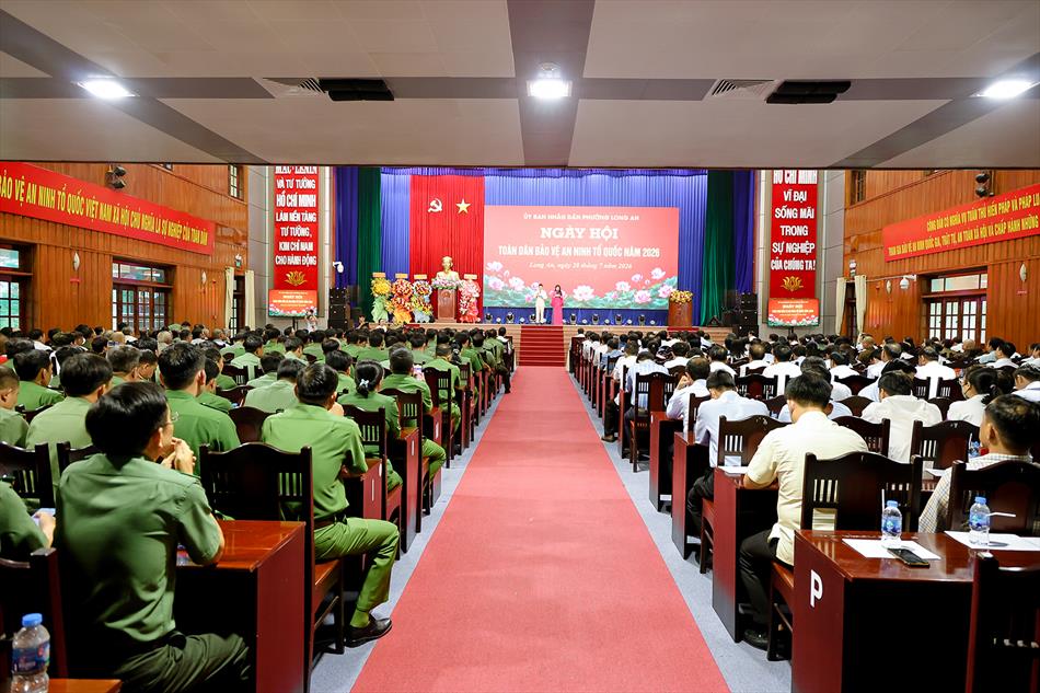 Phường Long An tổ chức ngày hội toàn dân bảo vệ an ninh tổ quốc năm 2026