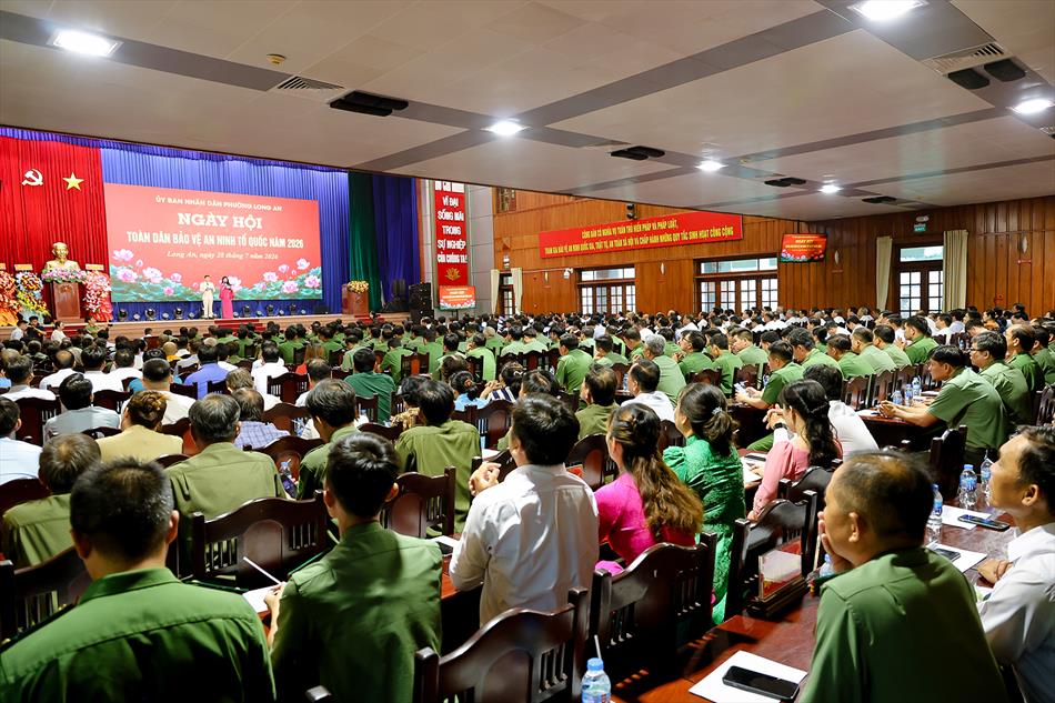 Phường Long An tổ chức ngày hội toàn dân bảo vệ an ninh tổ quốc năm 2026