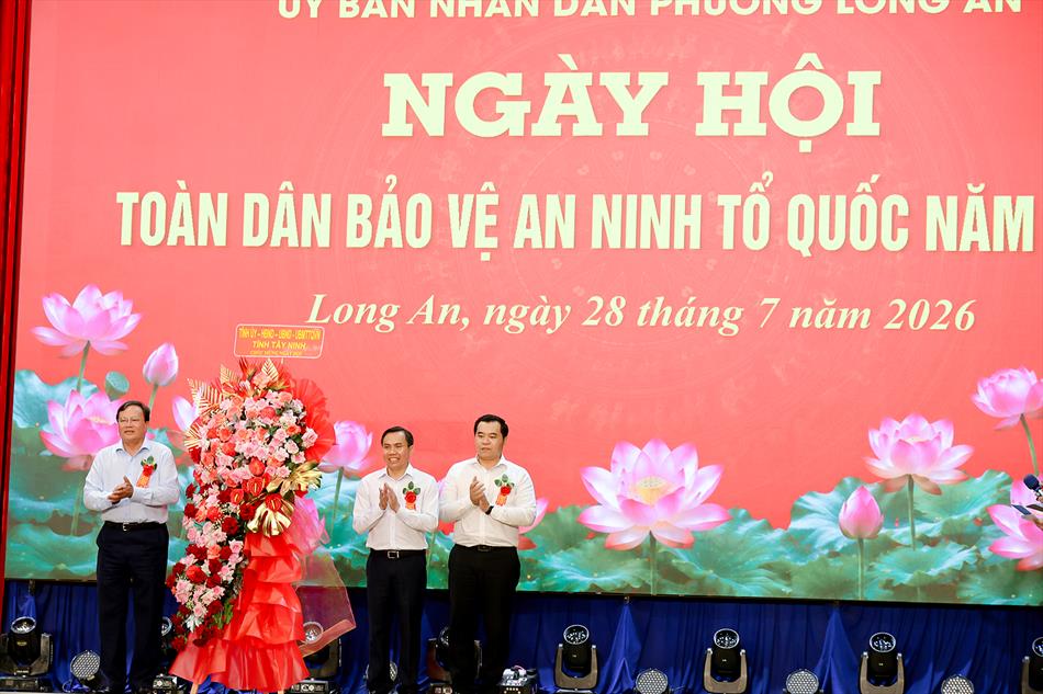 Phường Long An tổ chức ngày hội toàn dân bảo vệ an ninh tổ quốc năm 2026