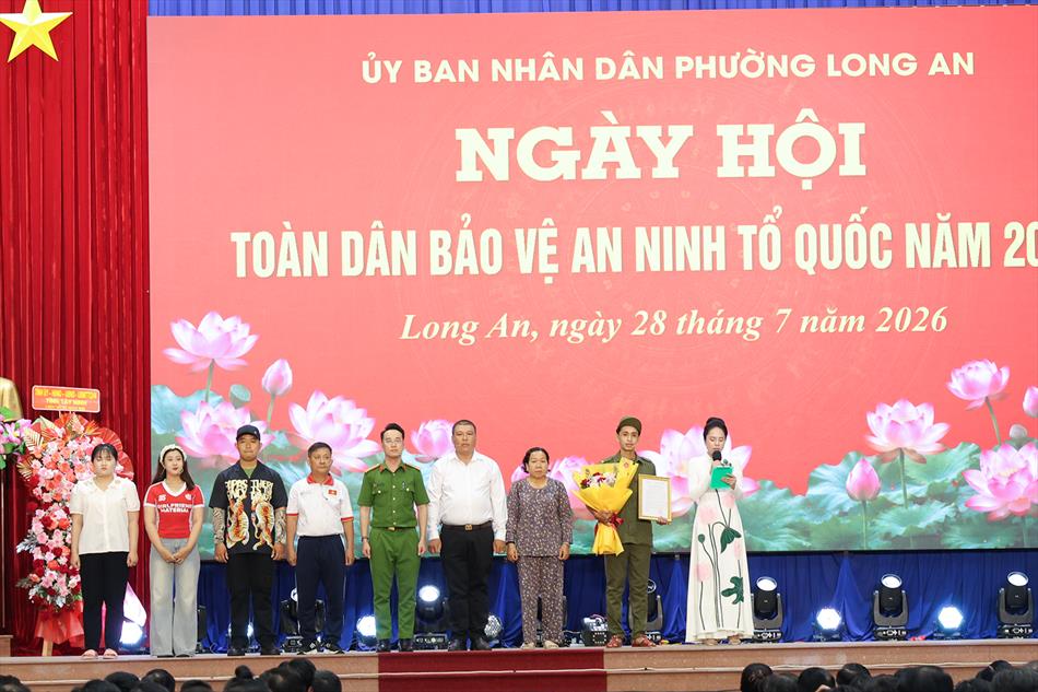 Phường Long An tổ chức ngày hội toàn dân bảo vệ an ninh tổ quốc năm 2026