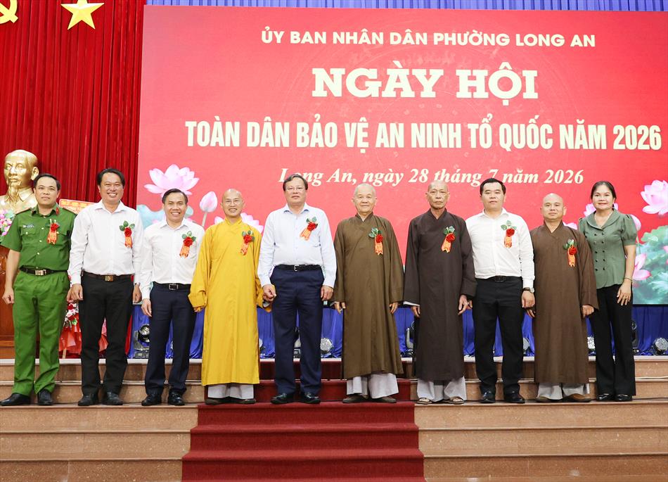 Phường Long An tổ chức ngày hội toàn dân bảo vệ an ninh tổ quốc năm 2026