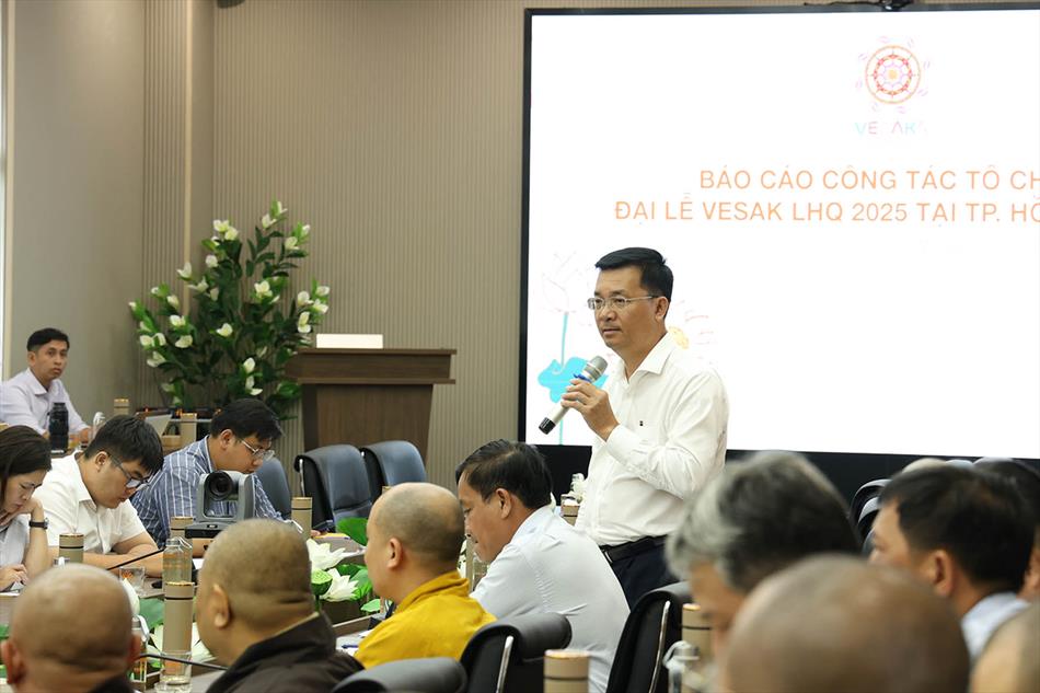Rà soát công tác tổ chức Đại lễ Vesak Liên Hiệp Quốc 2025 tại TP.HCM Rà soát công tác tổ chức Đại lễ Vesak Liên Hiệp Quốc 2025 tại TP.HCM