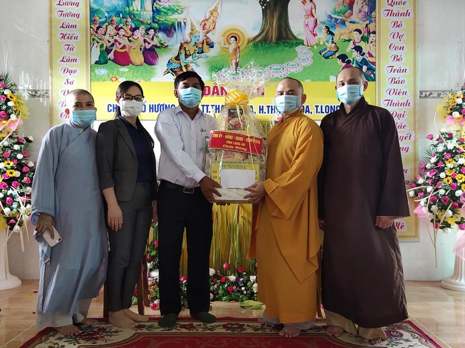 Thạnh Hóa: Ban Trị sự huyện tổ chức đại lễ Phật đản năm 2021