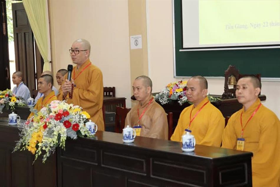 Tiền Giang: Khai mạc kỳ thi Tuyển sinh Cao đẳng Phật học Liên thông Khóa III (2020 – 2022)