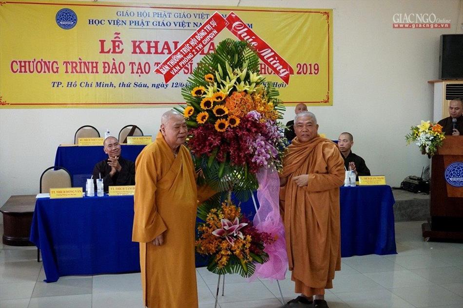TP.HCM: Khai giảng chương trình đào tạo tiến sĩ Phật học